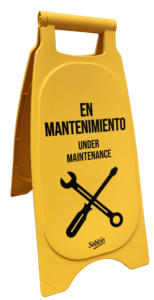 LETRERO DE MANTENIMIENTO